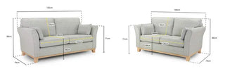 Delta 3 and 2 Seater Sofa