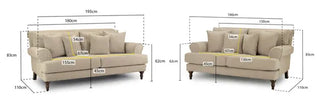 Summer 3 and 2 seater sofa set